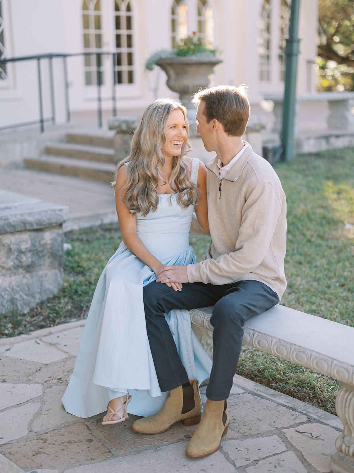 Laguna Gloria Engagement Session in Sunshine