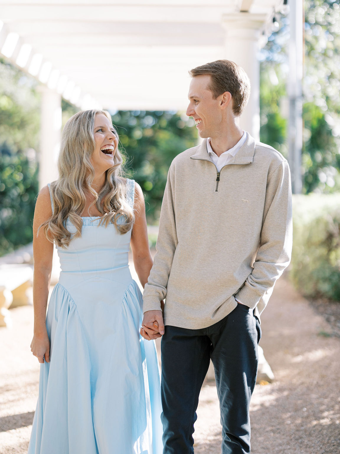 Laguna Gloria Engagement Session in Sunshine on FIlm