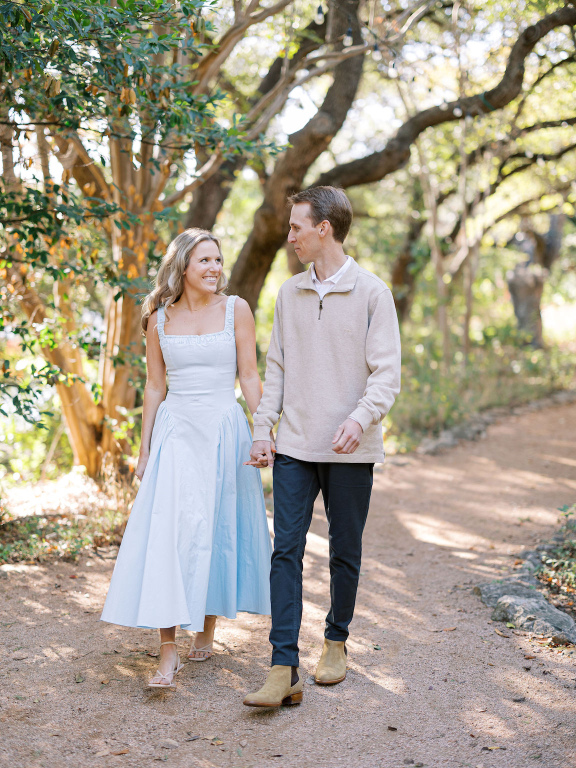 Laguna Gloria Engagement Session in Sunshine