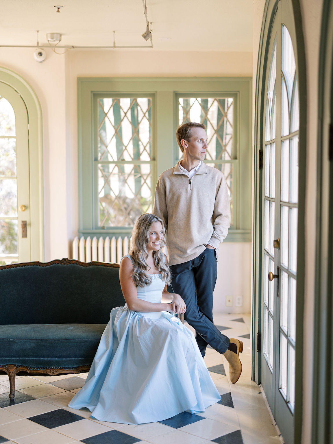 Laguna Gloria Engagement Session in Sunshine
