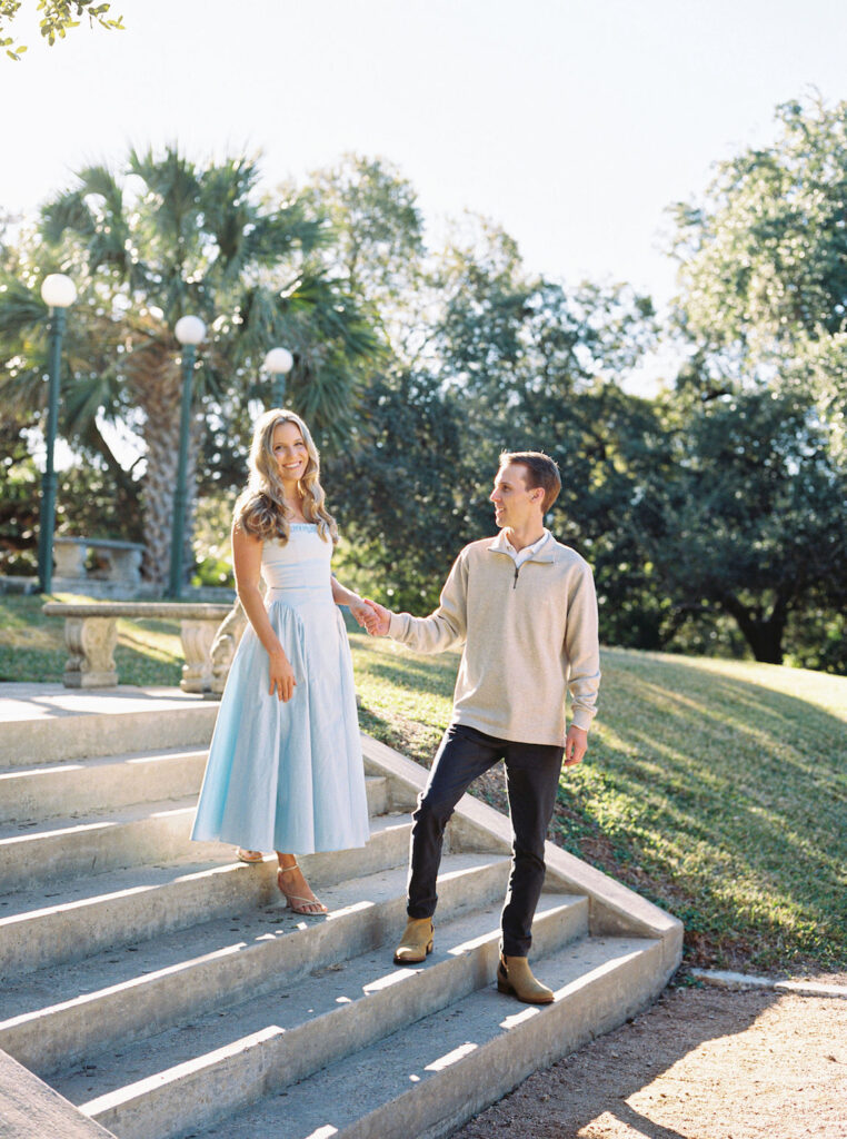 Laguna Gloria Engagement Session in Sunshine