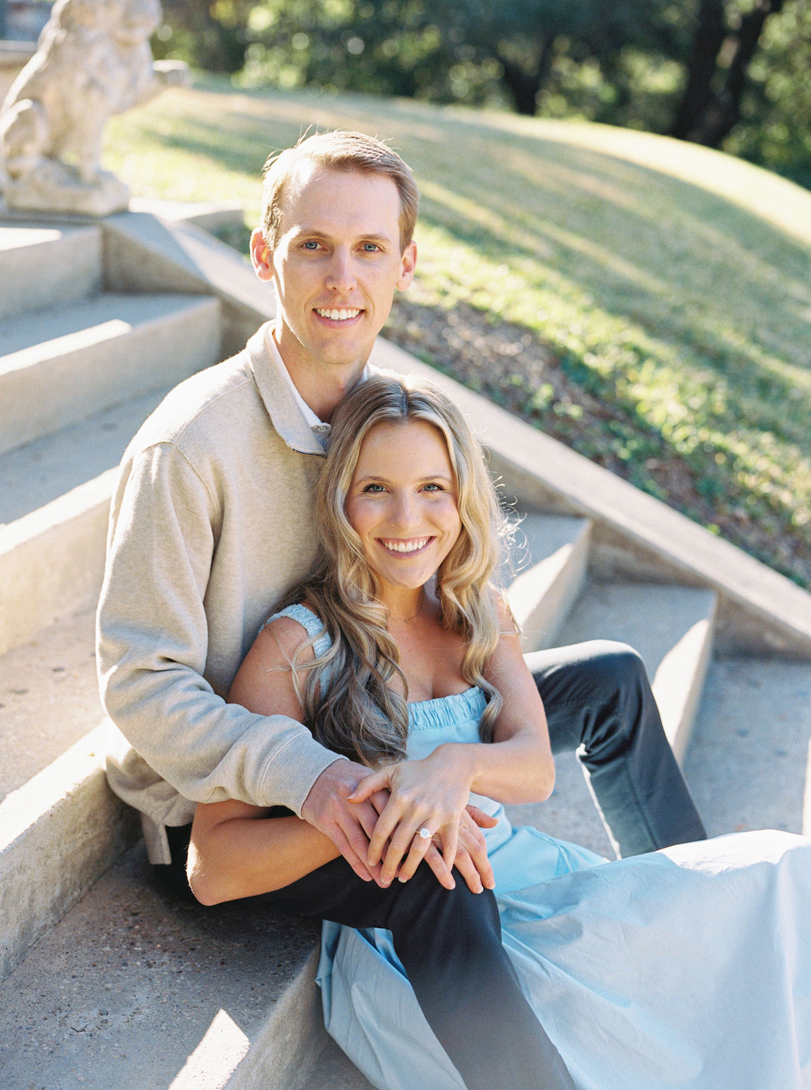Laguna Gloria Engagement Session in Sunshine