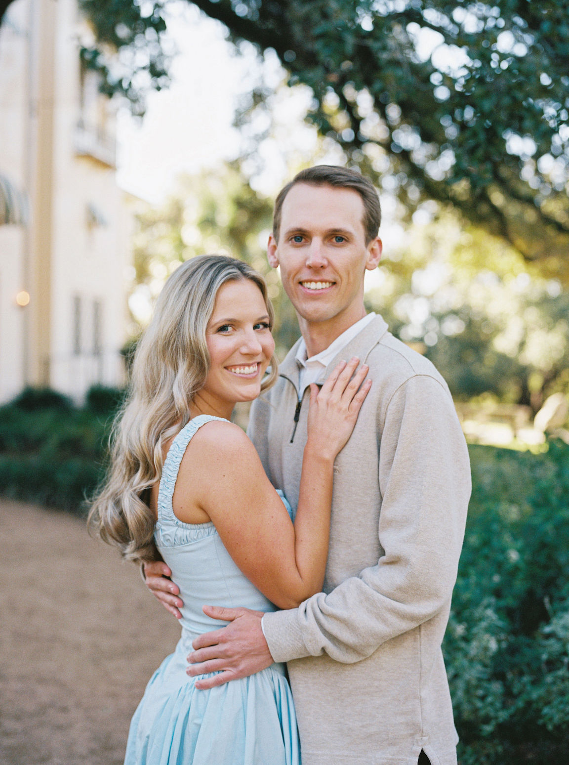 Laguna Gloria Engagement Session in Sunshine