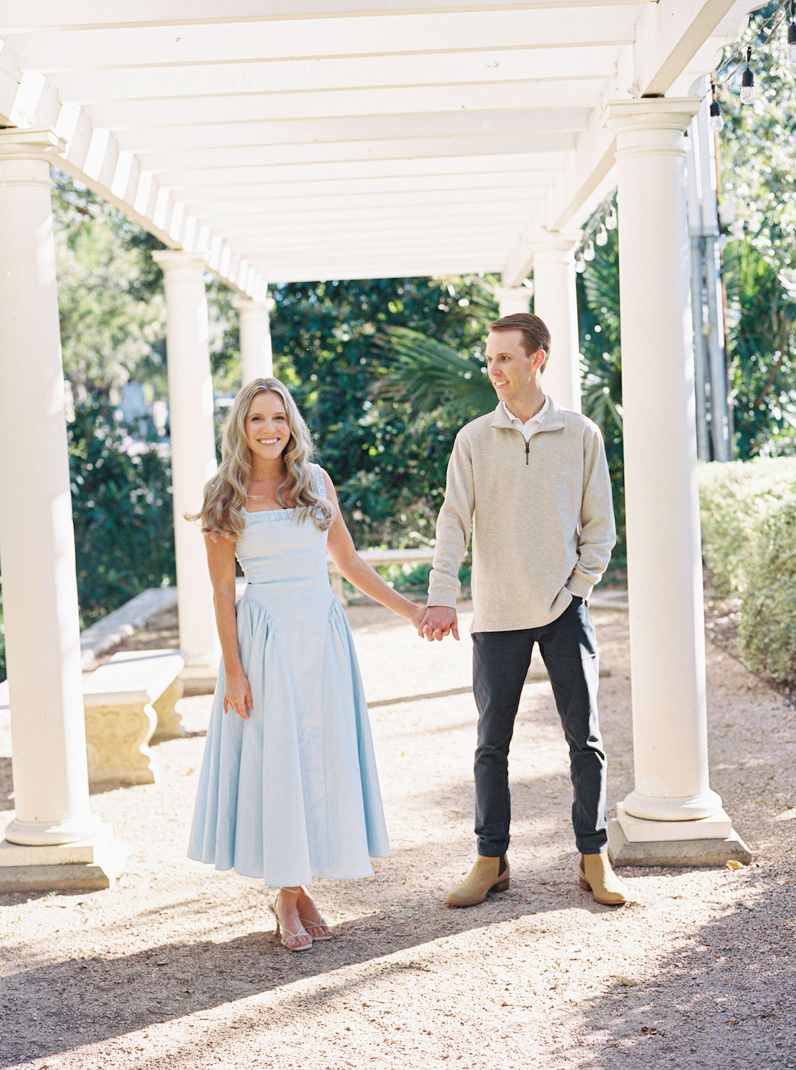 Laguna Gloria Engagement Session in Sunshine