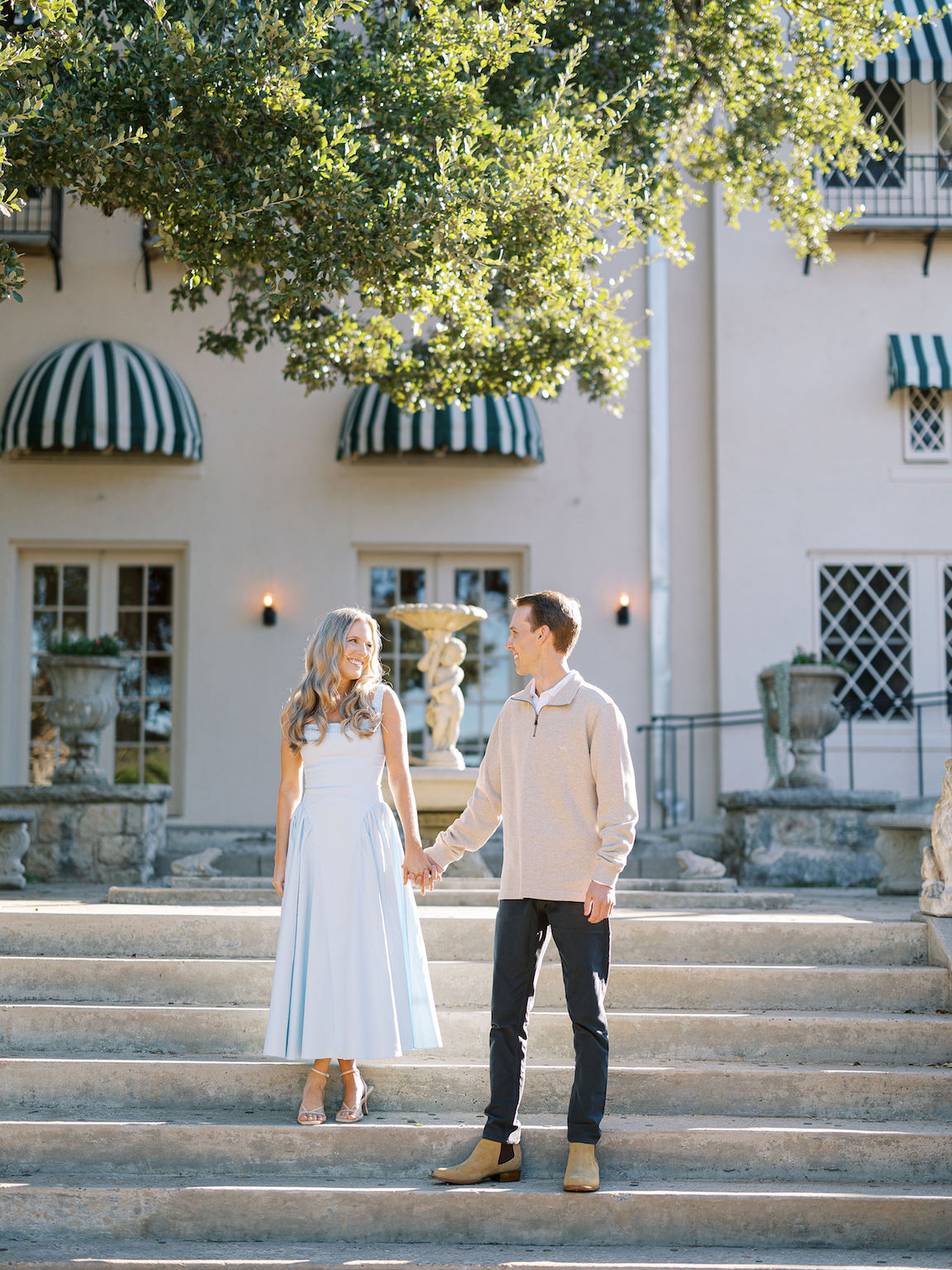 Laguna Gloria Engagement Session in Sunshine