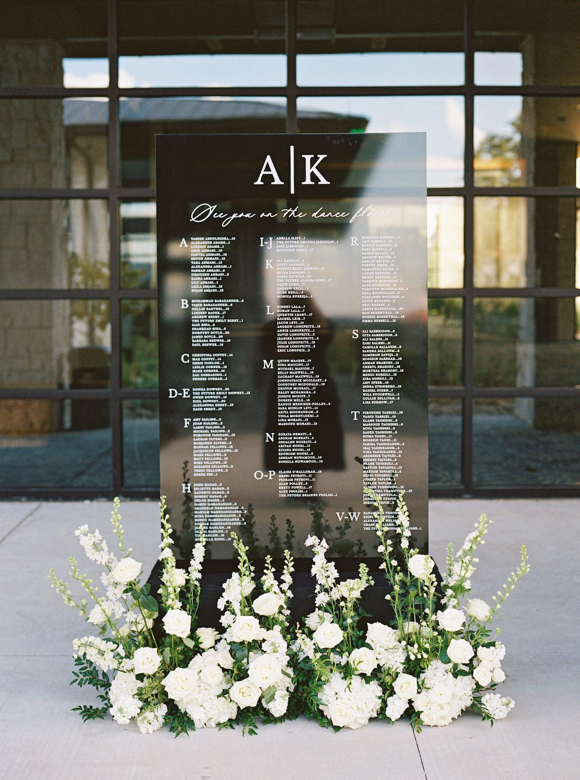 Omni Barton Creek Wedding cocktail hour on yard with lush white florals