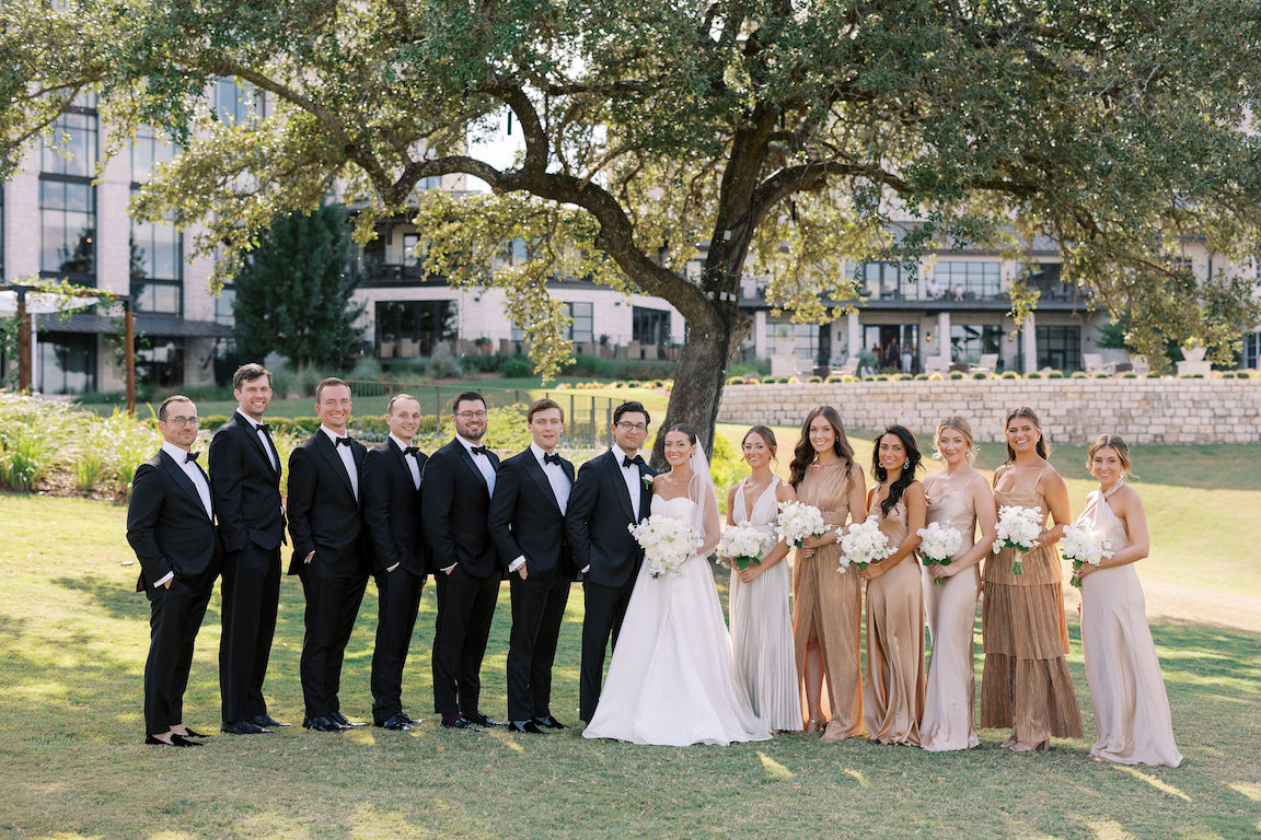 Omni Barton Creek Wedding wedding party