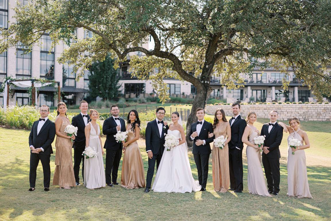 Omni Barton Creek Wedding wedding party