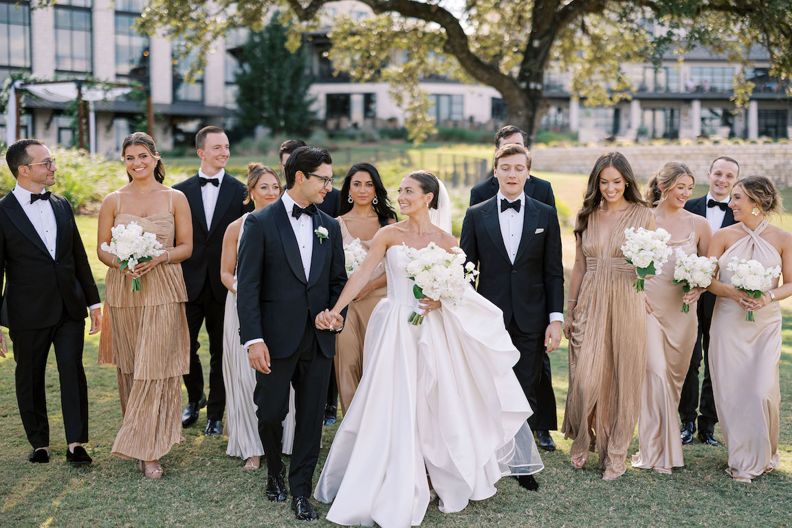 Omni Barton Creek Wedding wedding party