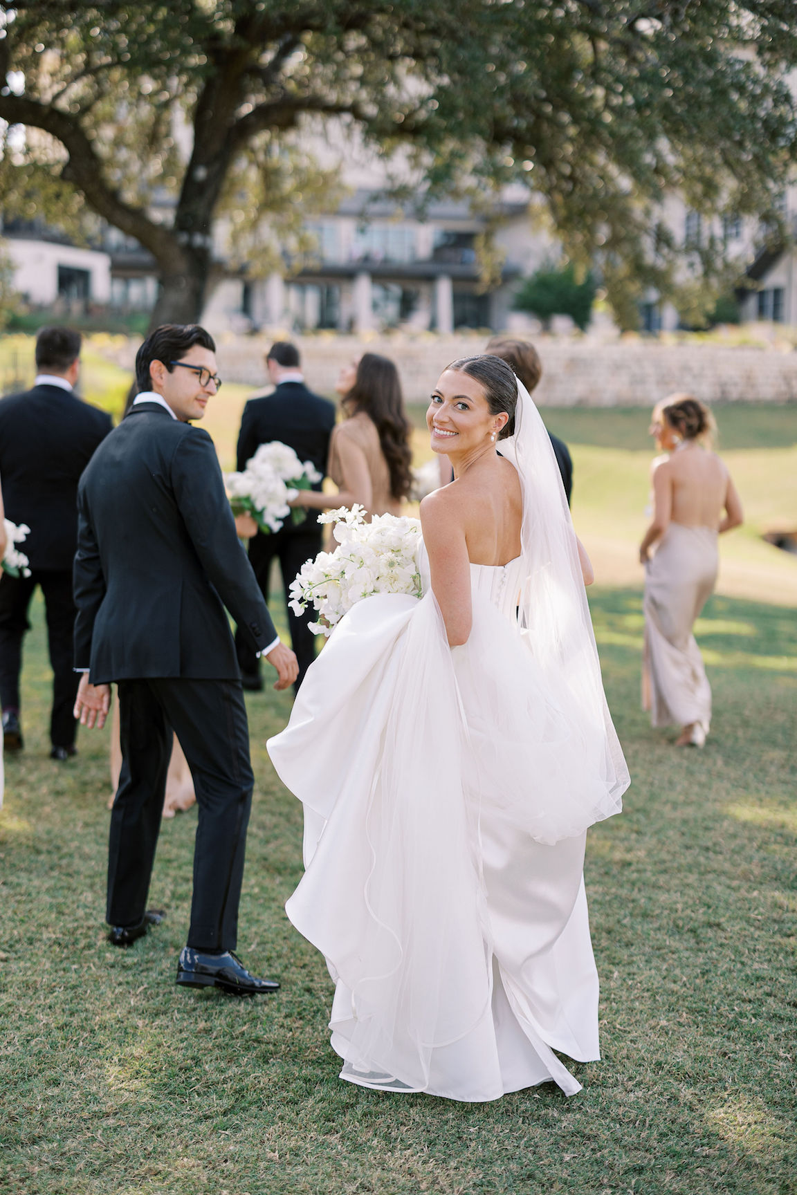 Omni Barton Creek Wedding wedding party