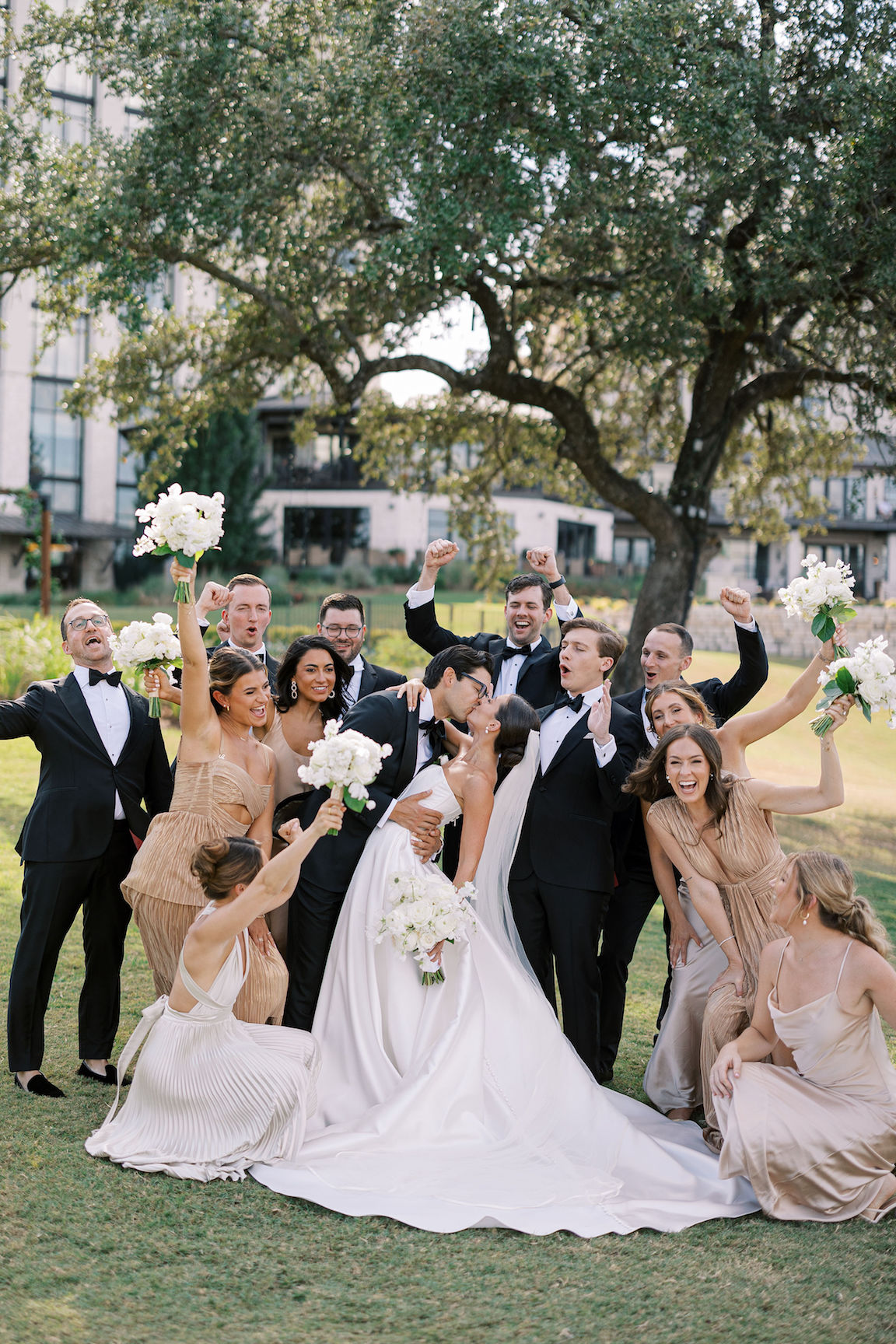 Omni Barton Creek Wedding wedding party
