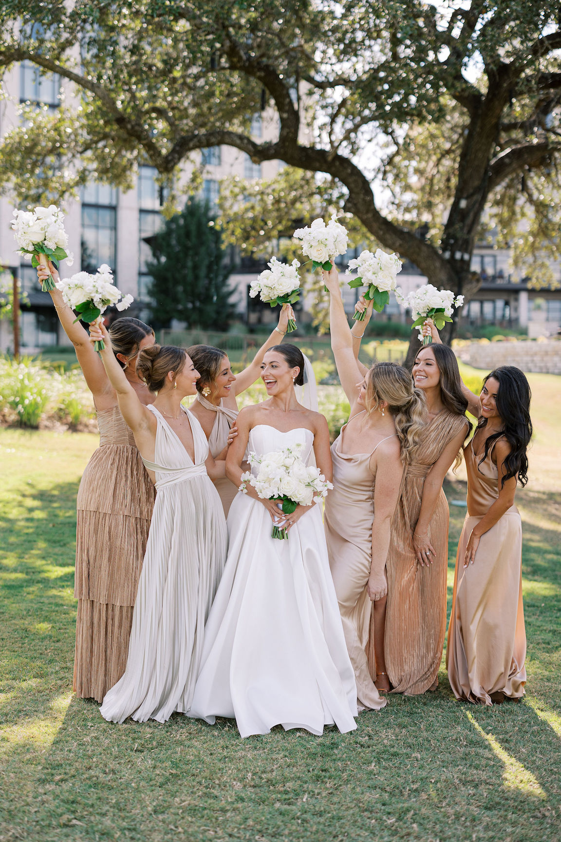 Omni Barton Creek Wedding wedding party