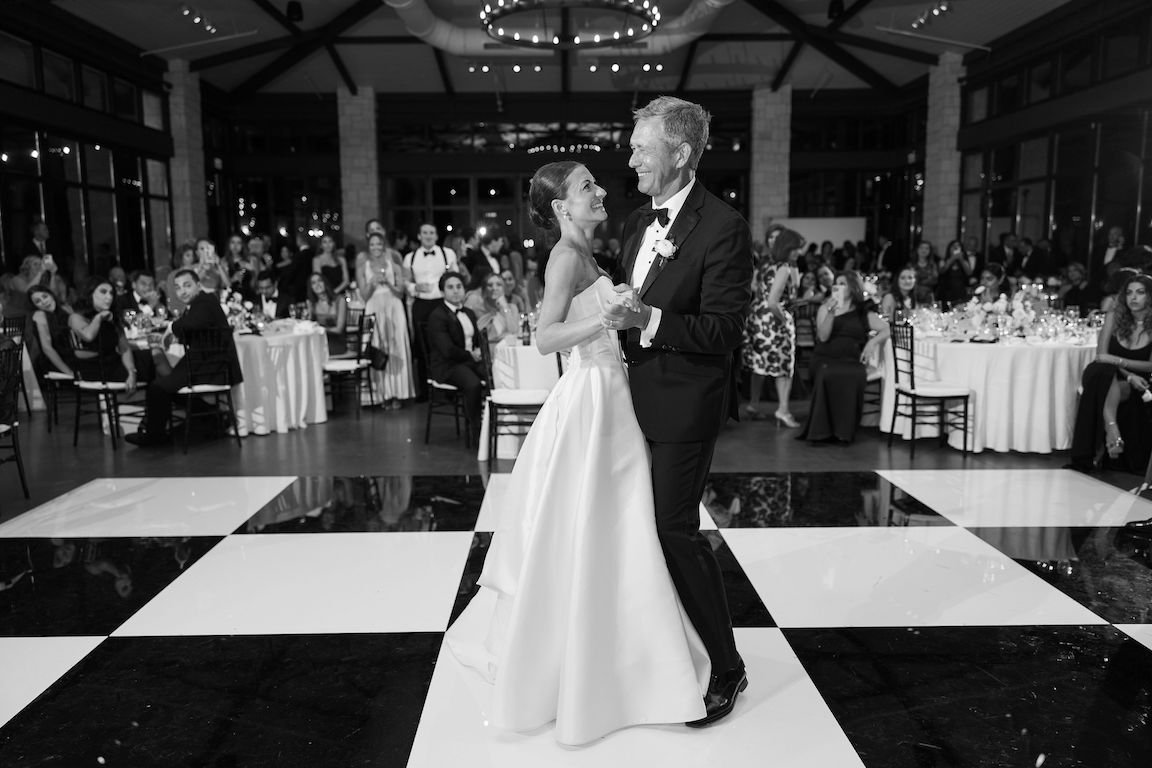 elegant Omni Barton Creek Wedding reception dancing