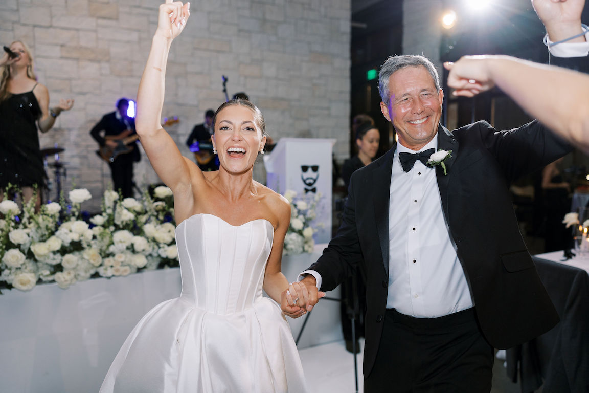 elegant Omni Barton Creek Wedding reception dancing