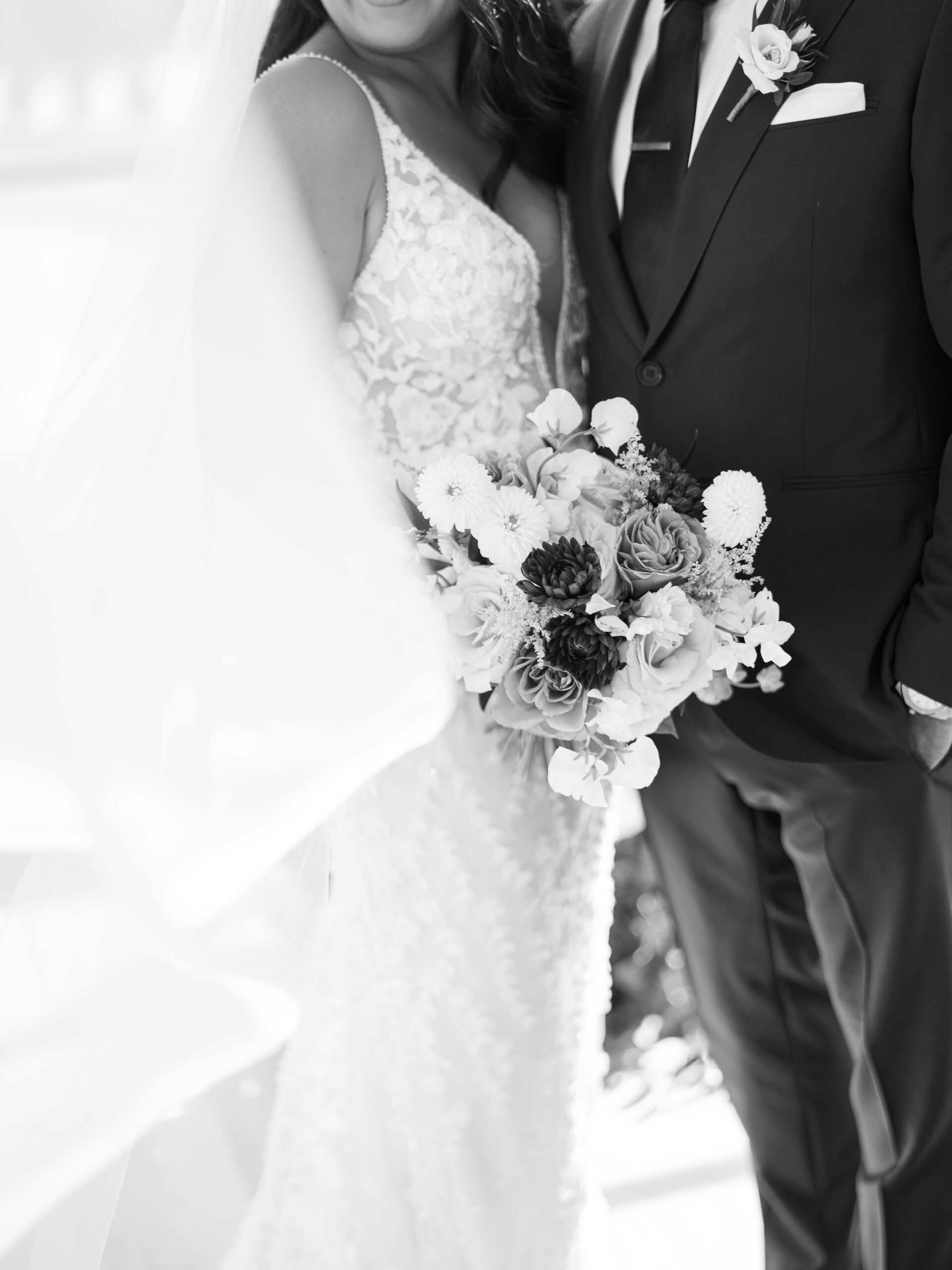 The Arlo wedding bride and groom