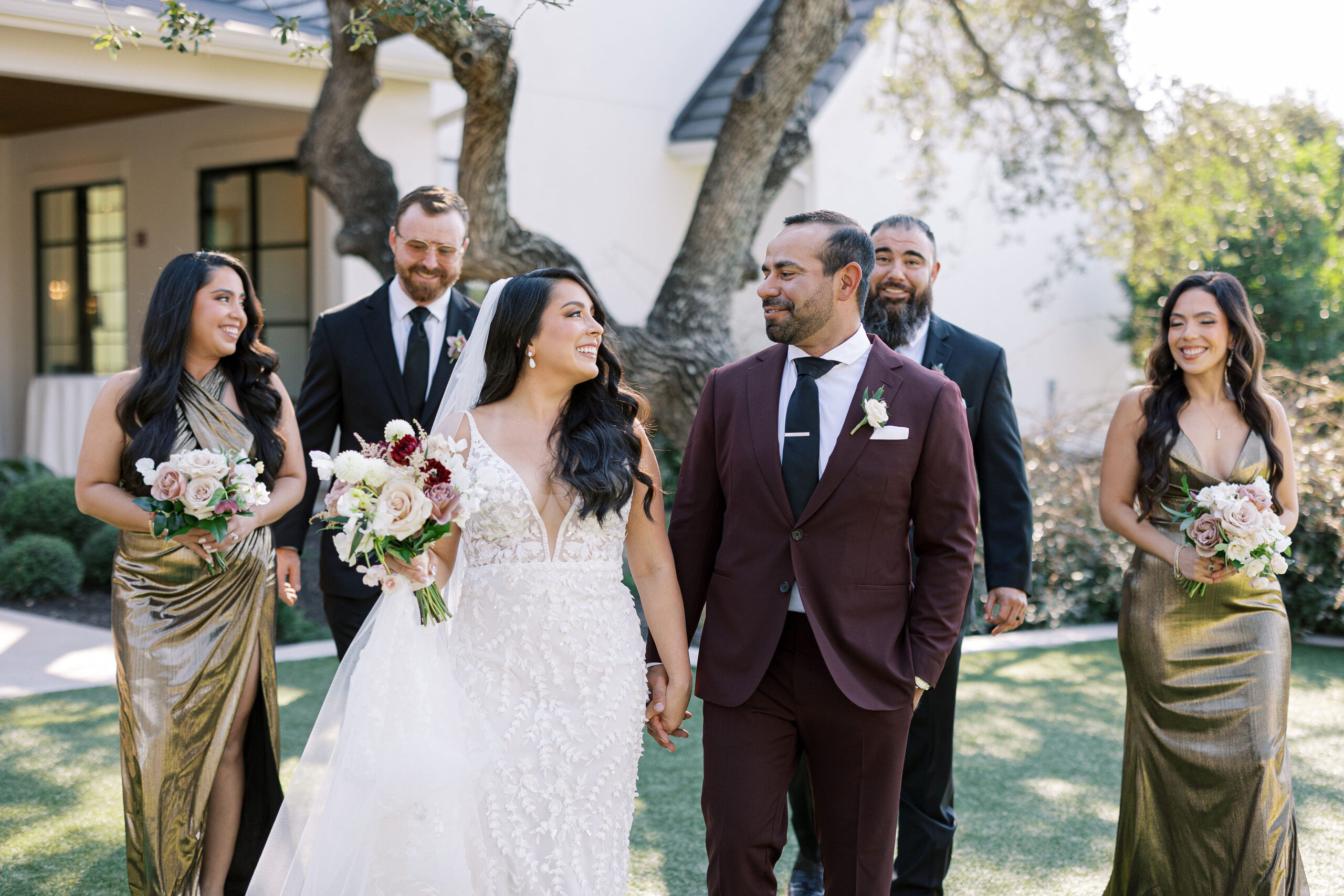The Arlo wedding bride and groom portraits