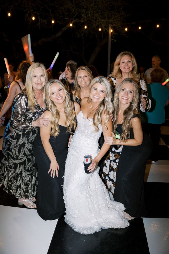 Fun reception at Dos Palomas Ranch wedding photographed by Diana Brewer
