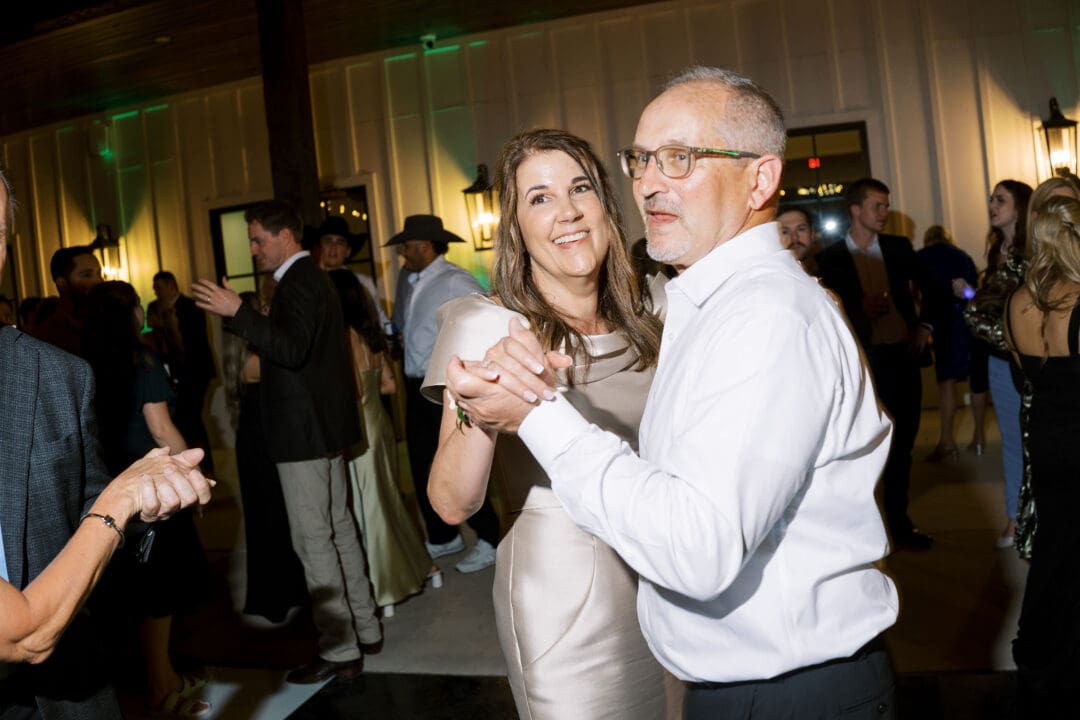 Fun reception at Dos Palomas Ranch wedding photographed by Diana Brewer