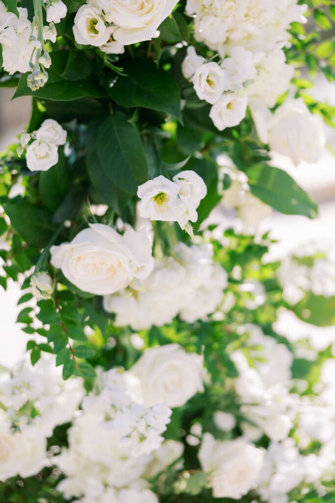 Timeless wedding photography with lush florals at Dos Palomas Ranch