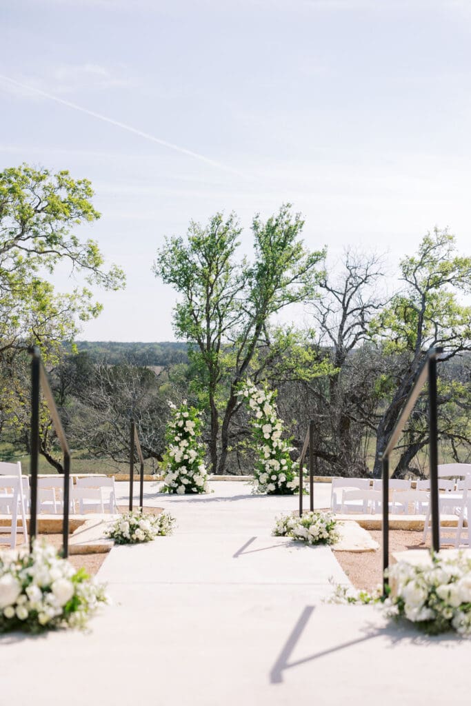 Timeless wedding photography with lush florals at Dos Palomas Ranch