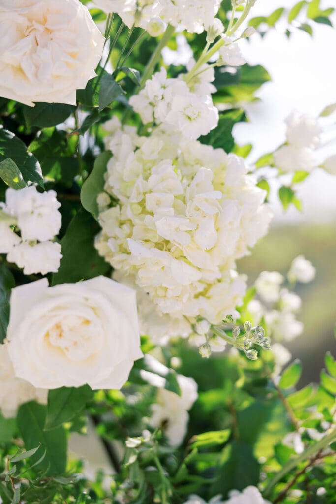 Timeless wedding photography with lush florals at Dos Palomas Ranch