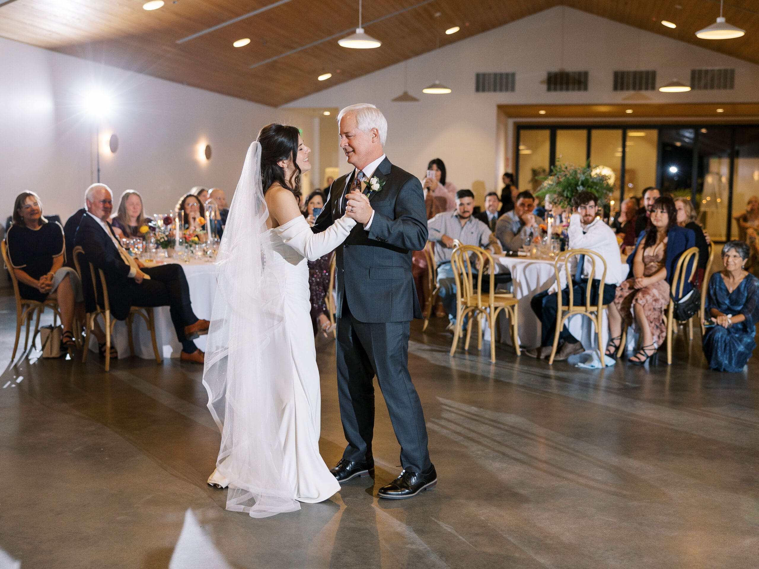 Wedding party celebrating at The Grand Lady venue in Austin