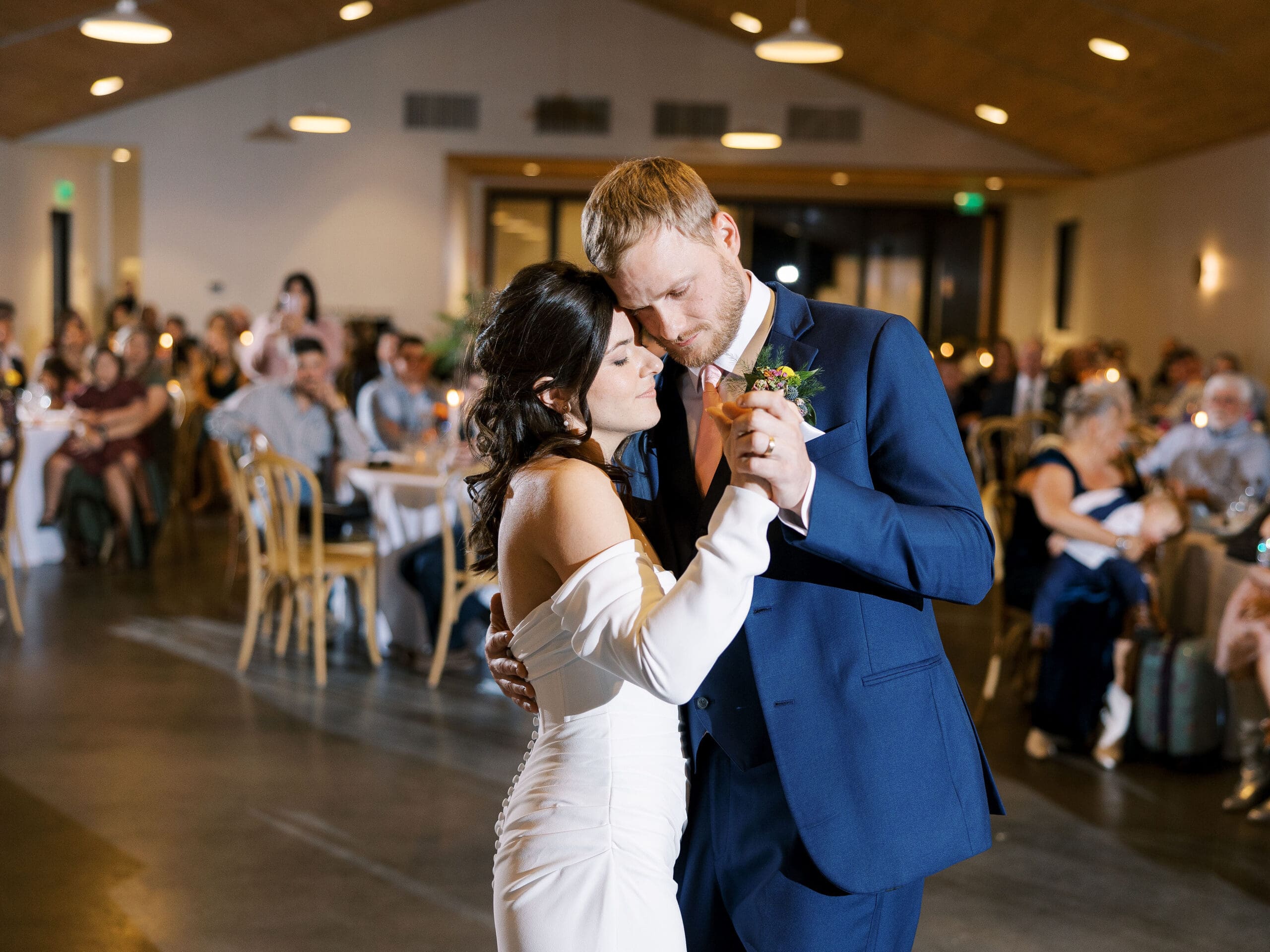 Wedding party celebrating at The Grand Lady venue in Austin