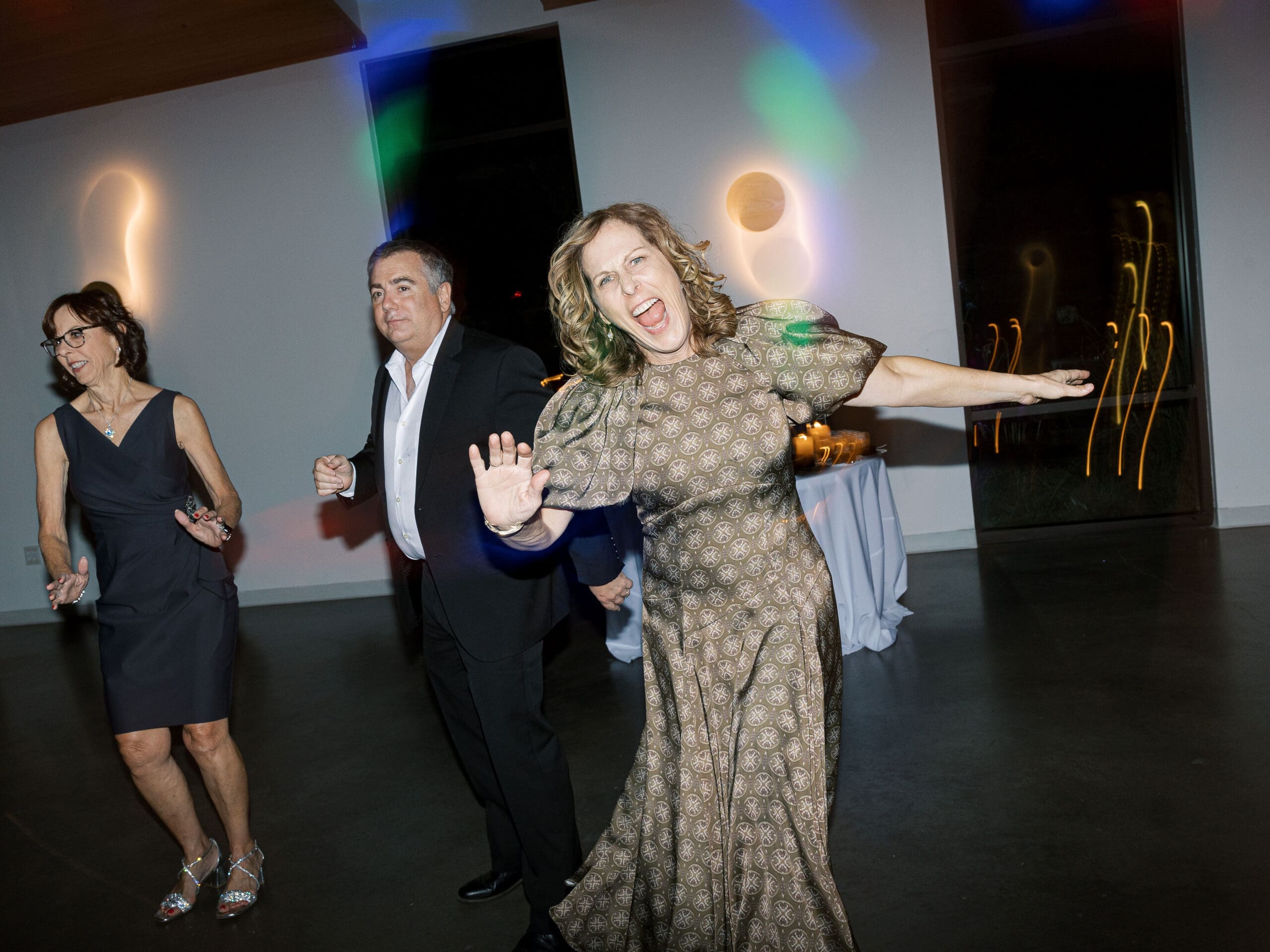 Wedding party celebrating at The Grand Lady venue in Austin