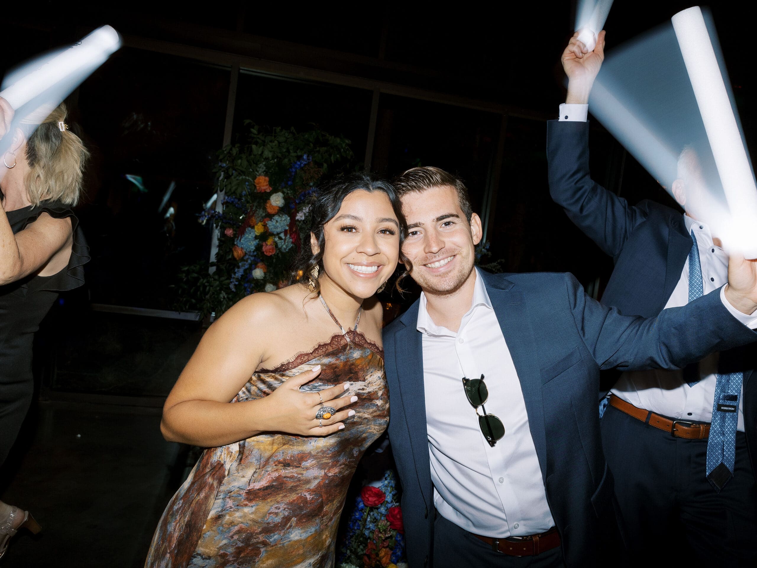Joyful wedding reception celebration at the grand Lady Austin