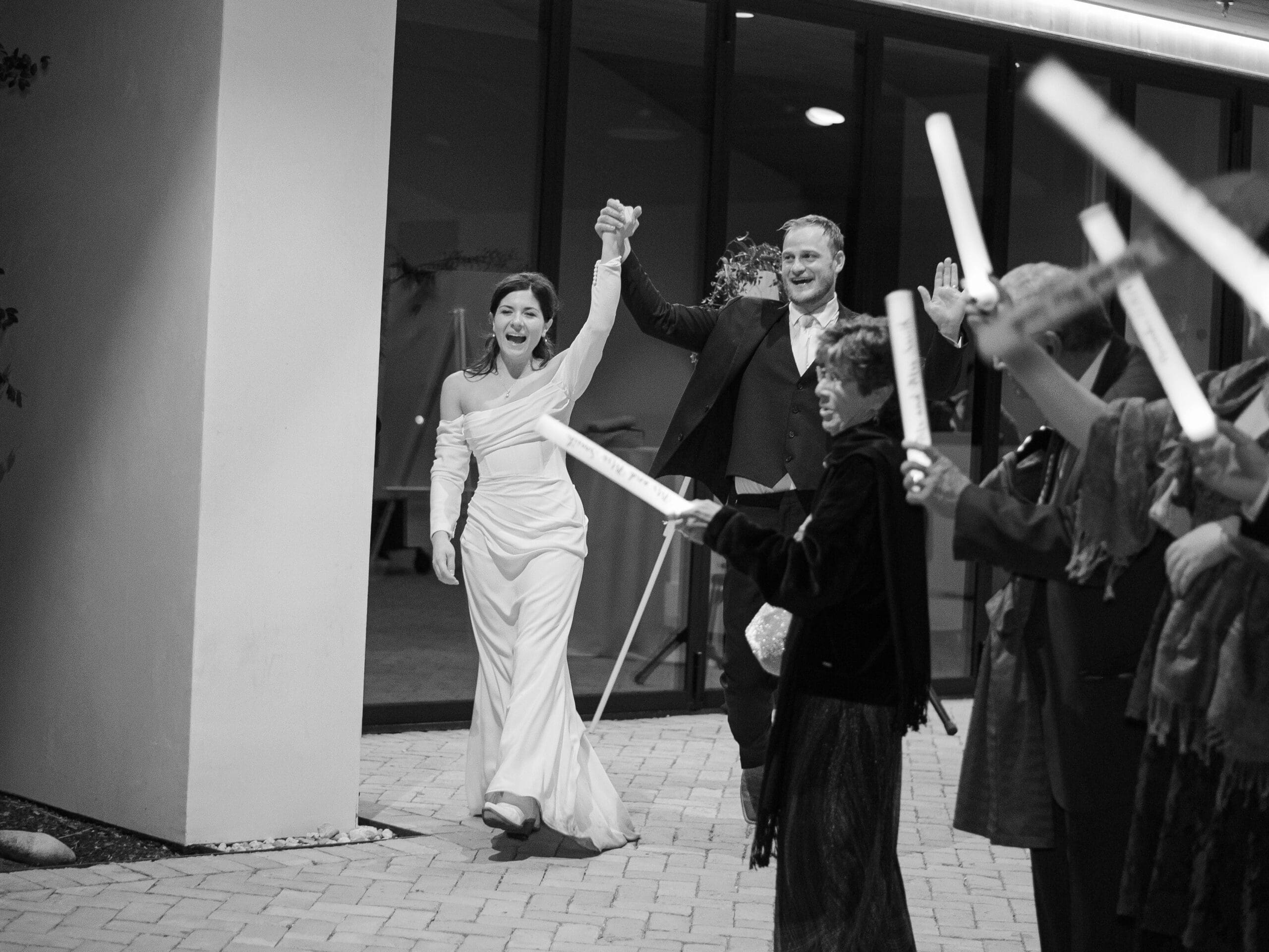 Romantic Exit Austin wedding photography by Diana Brewer at The Grand Lady
