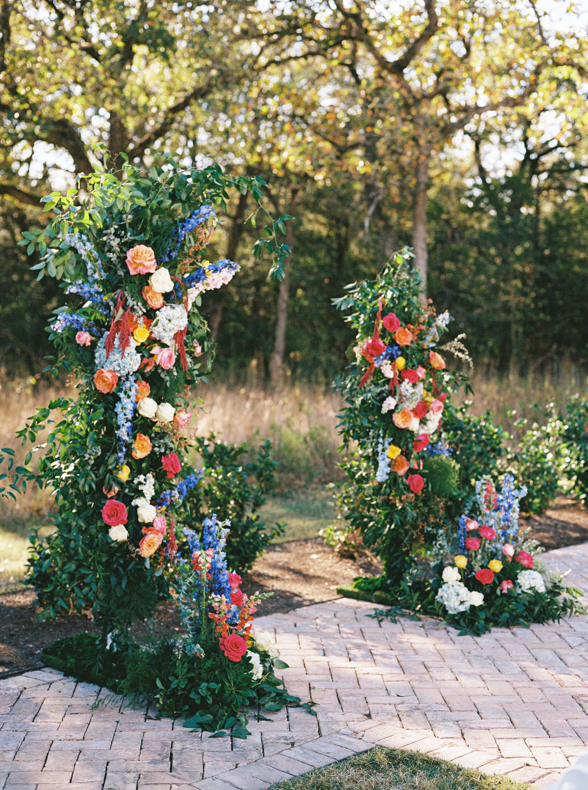 Elegant wedding ceremony details at The Grand Lady venue