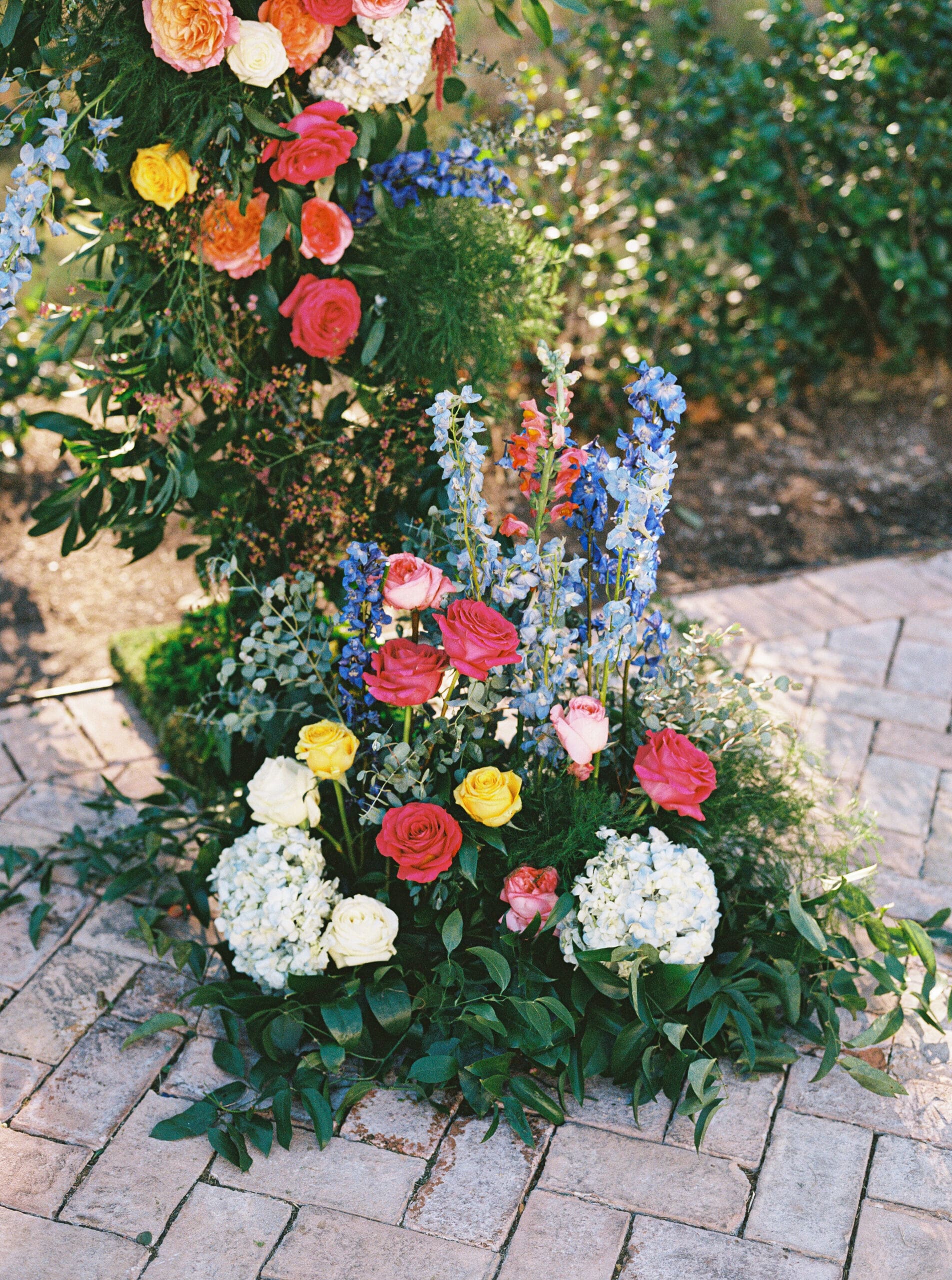 Elegant wedding ceremony details at The Grand Lady venue