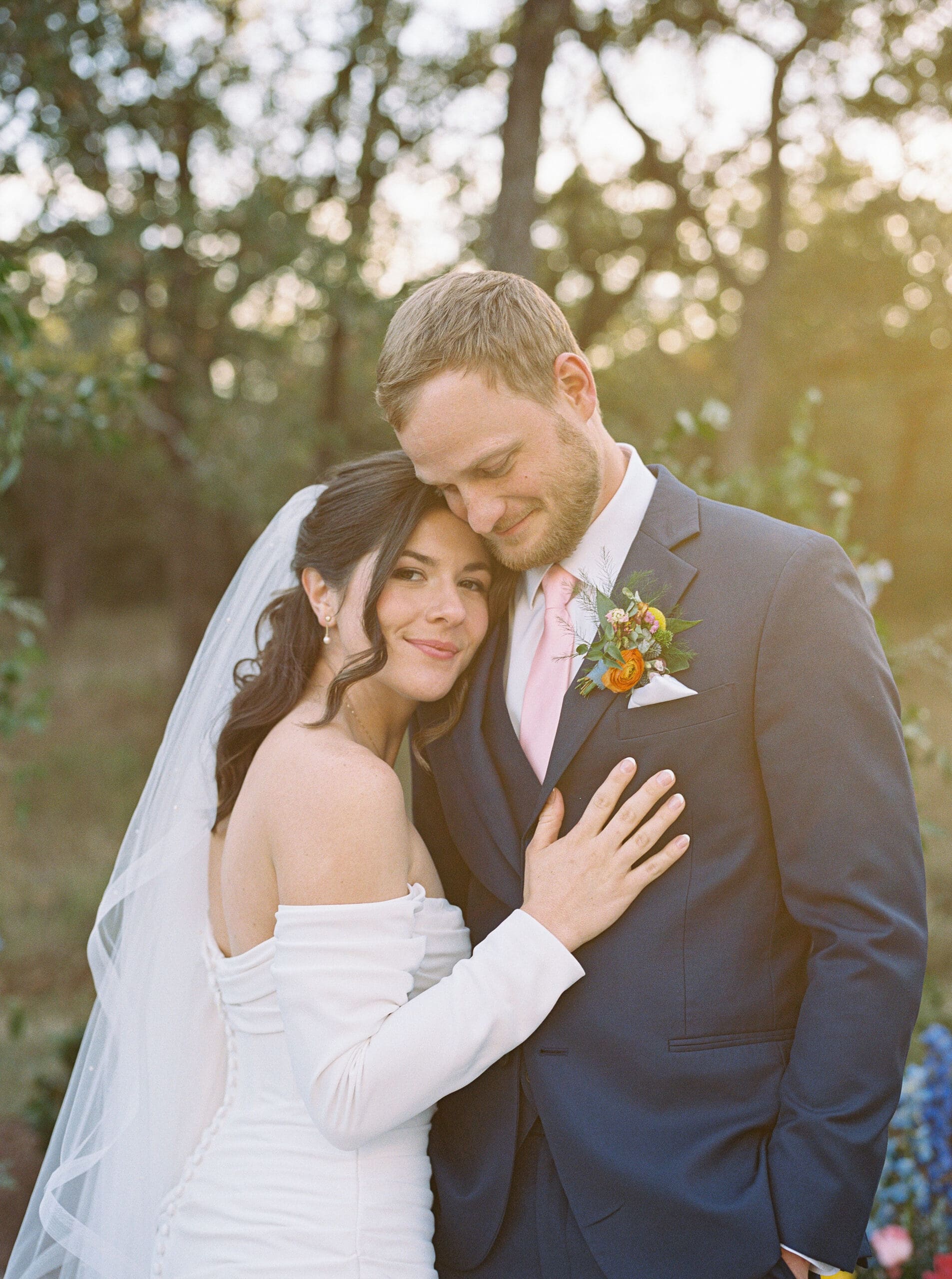 The Grand Lady wedding portraits of bride and groom in Austin