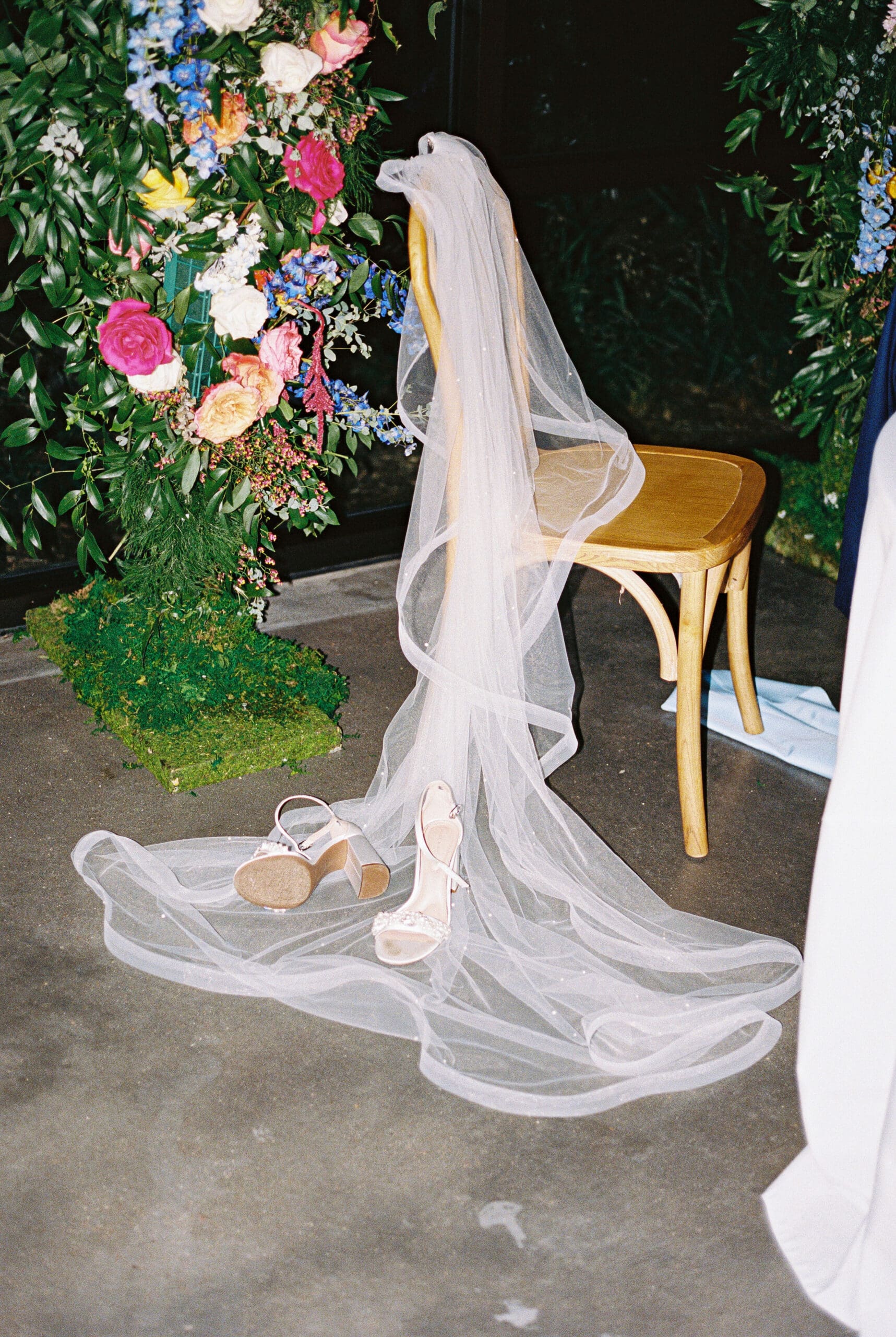 Wedding party celebrating at The Grand Lady venue in Austin