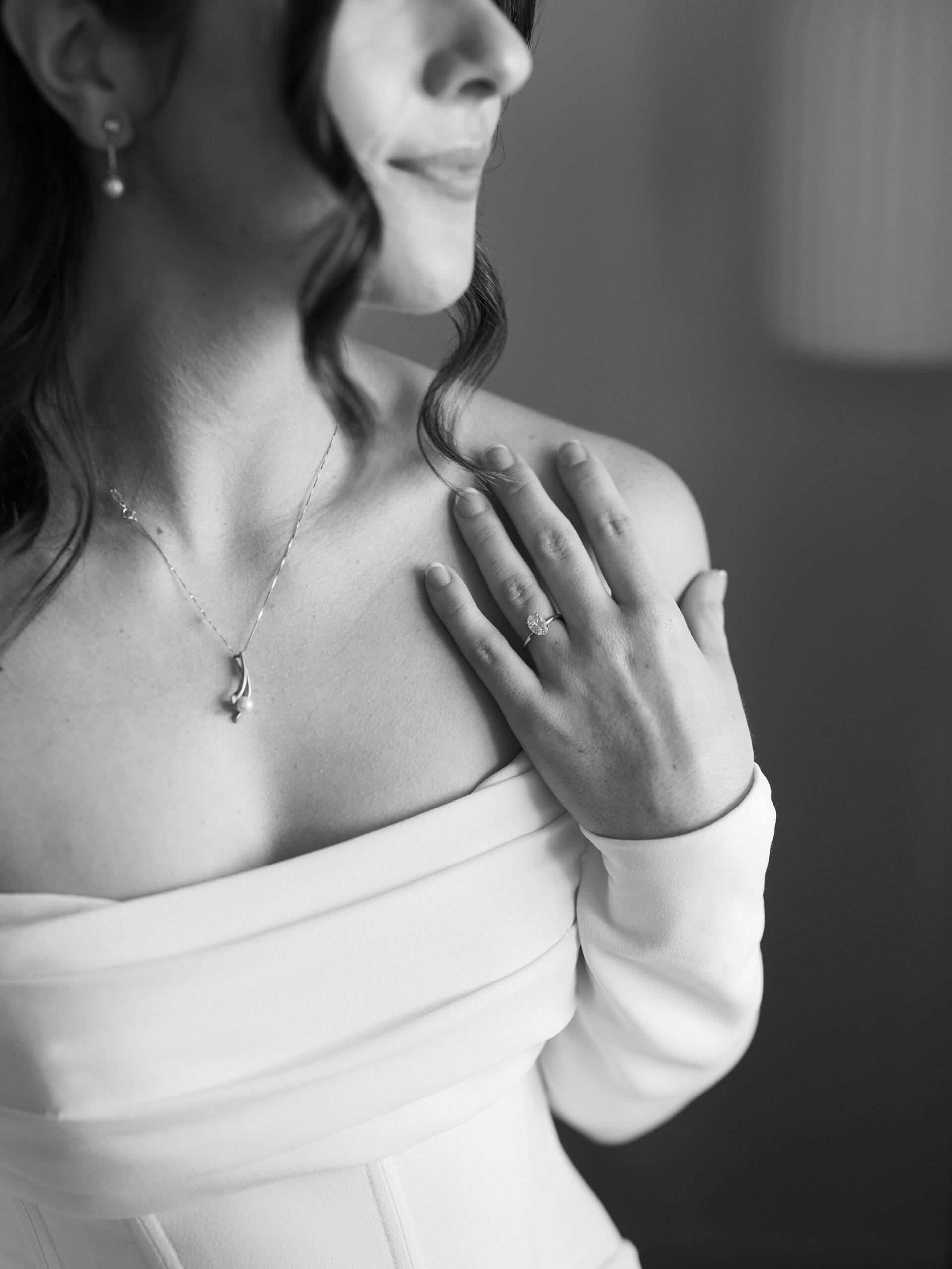 The Grand Lady wedding portraits of bride and groom in Austin