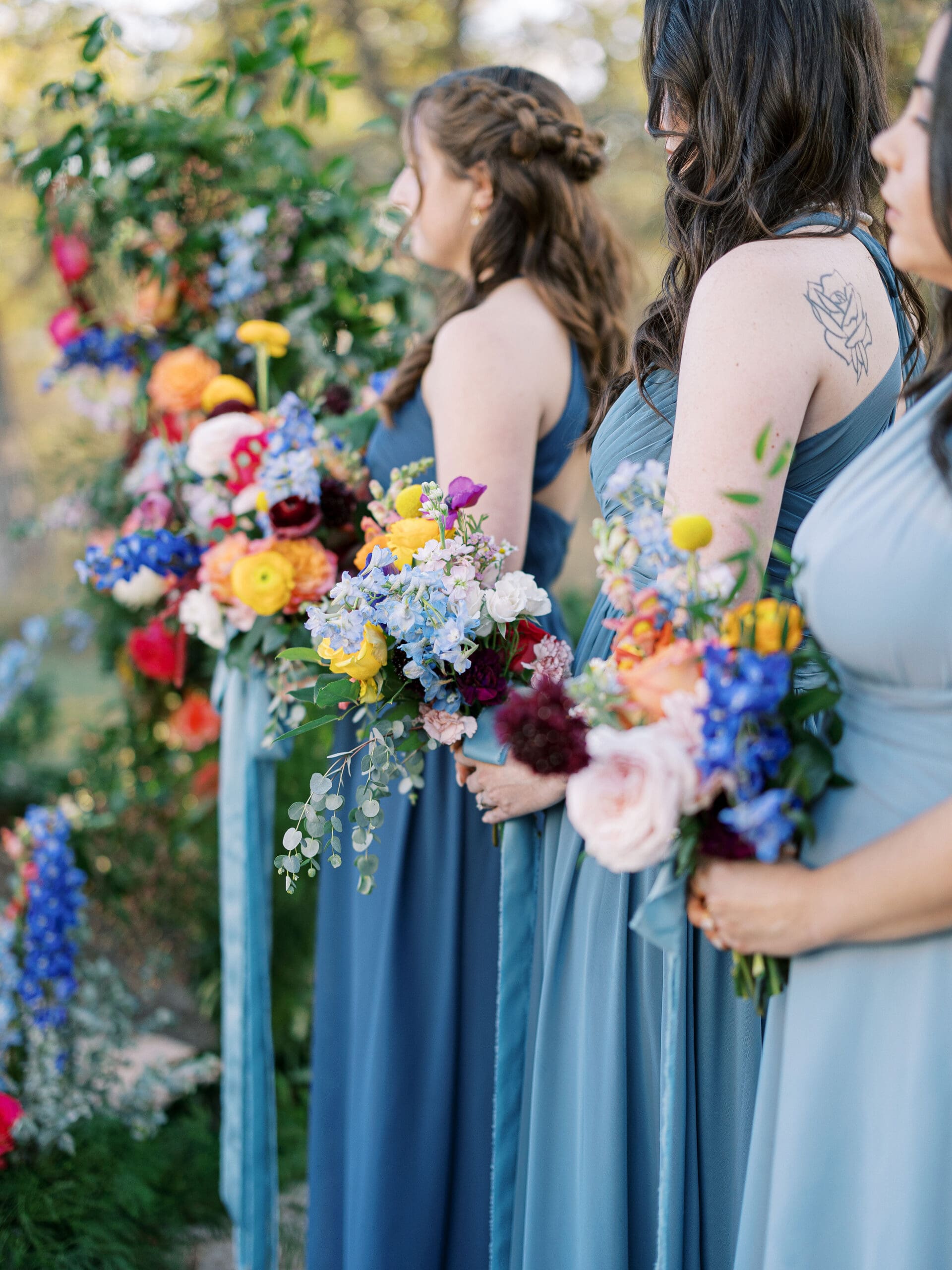 Emotional Austin wedding ceremony at The Grand Lady venue