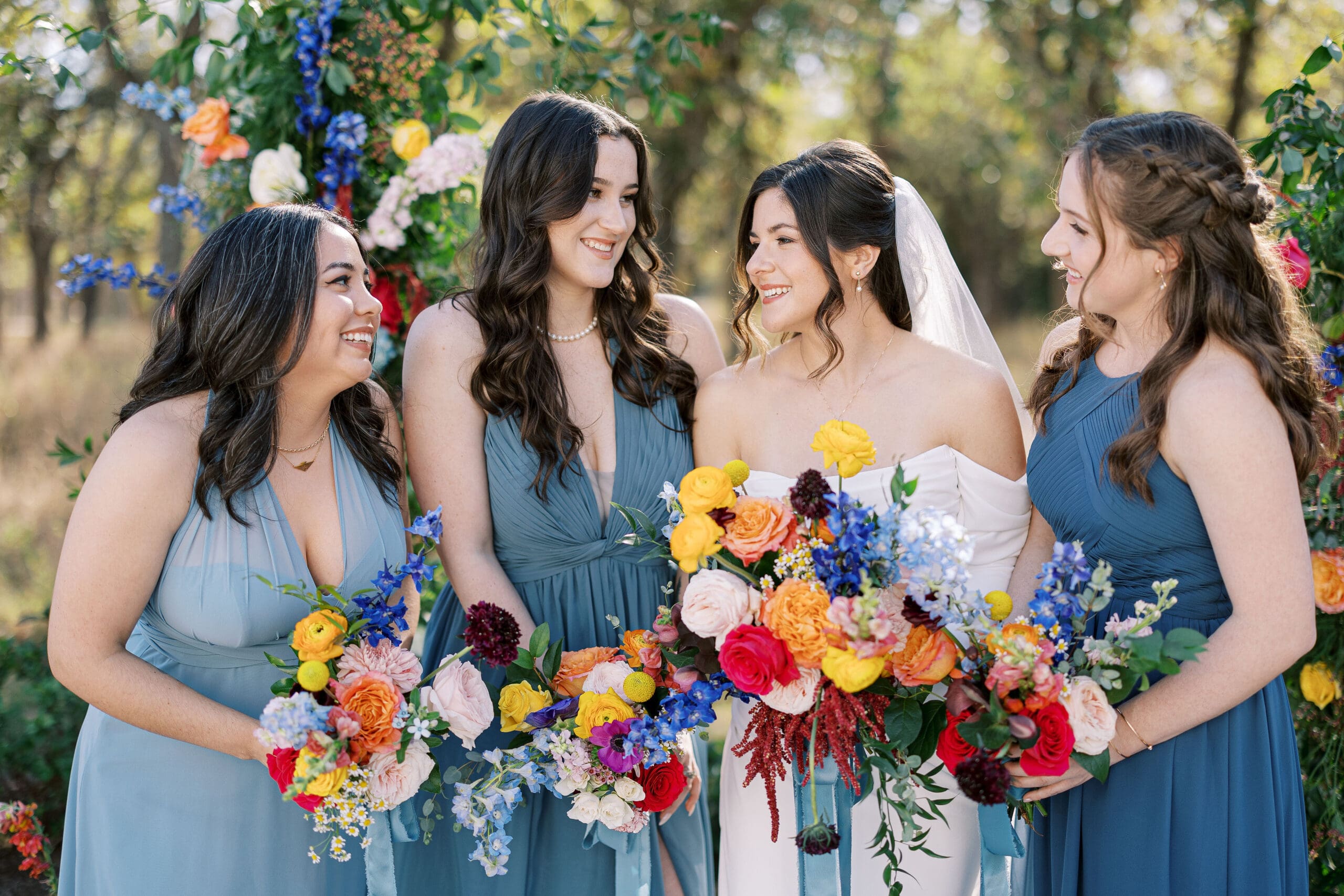 Outdoor Texas Hill Country wedding at The Grand Lady,