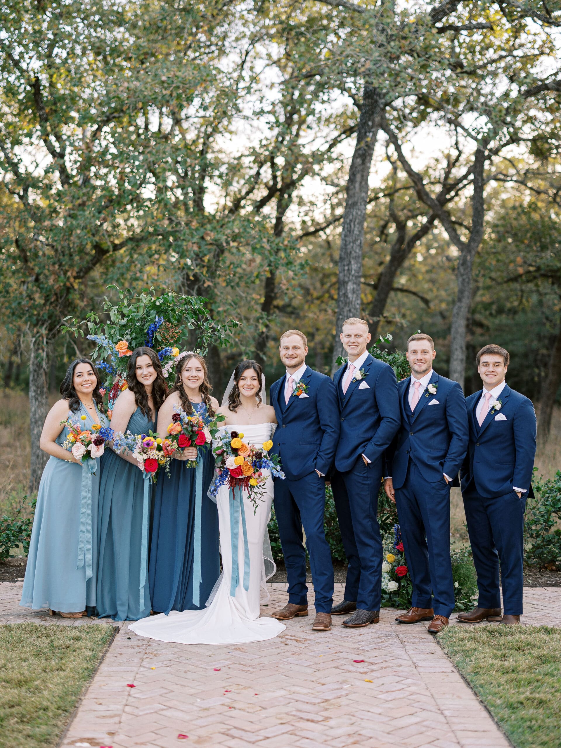 The Grand Lady Austin wedding with joyful bride and groom