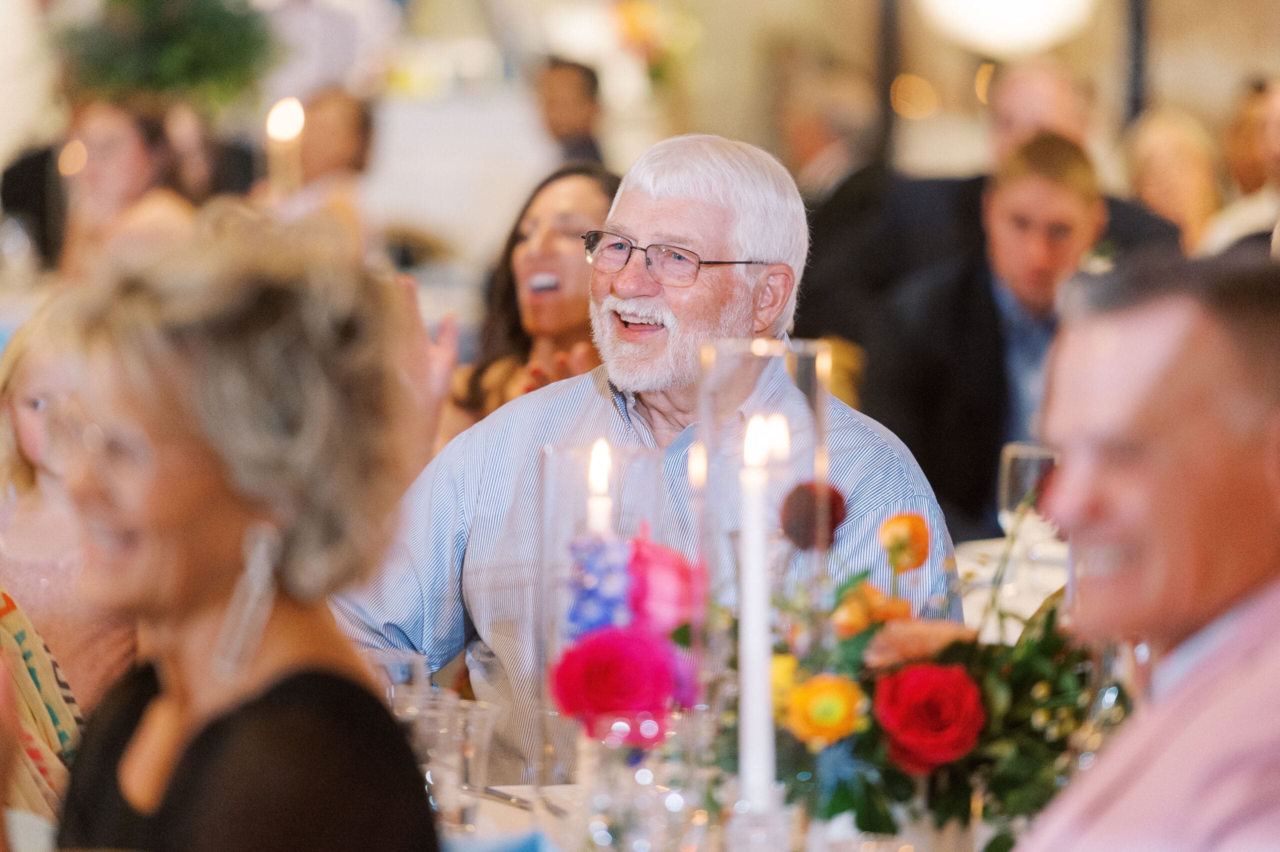 Wedding party celebrating at The Grand Lady venue in Austin